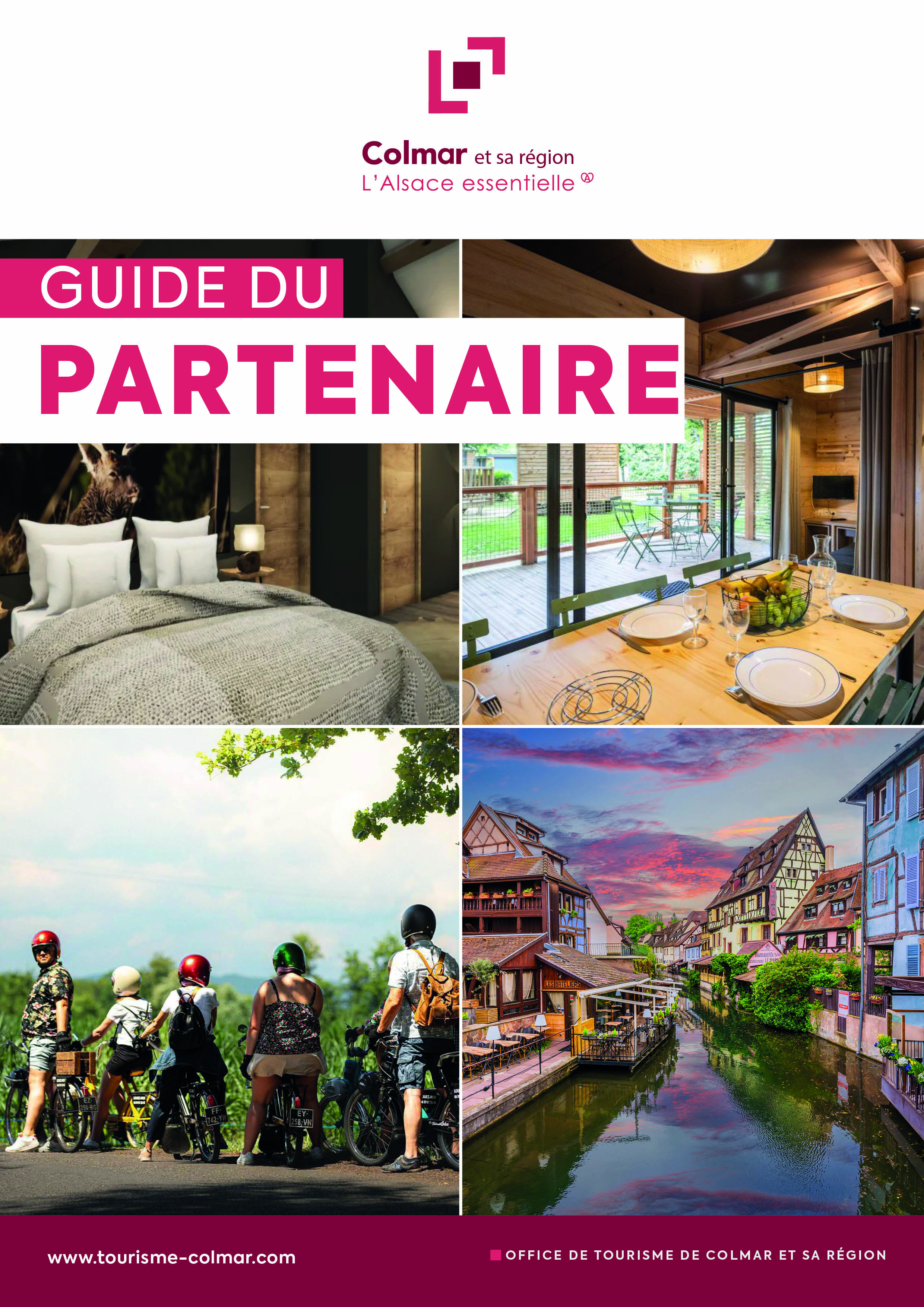 Couverture guide du partenaire - Office de tourisme de Colmar