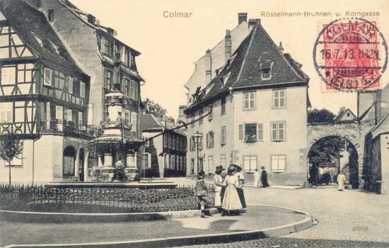 Place des six montagnes noires - Colmar