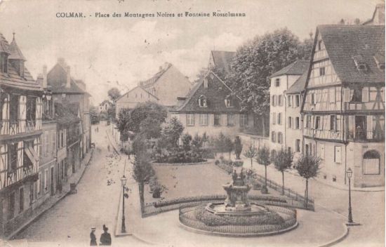 Place des six montagnes noires - Colmar