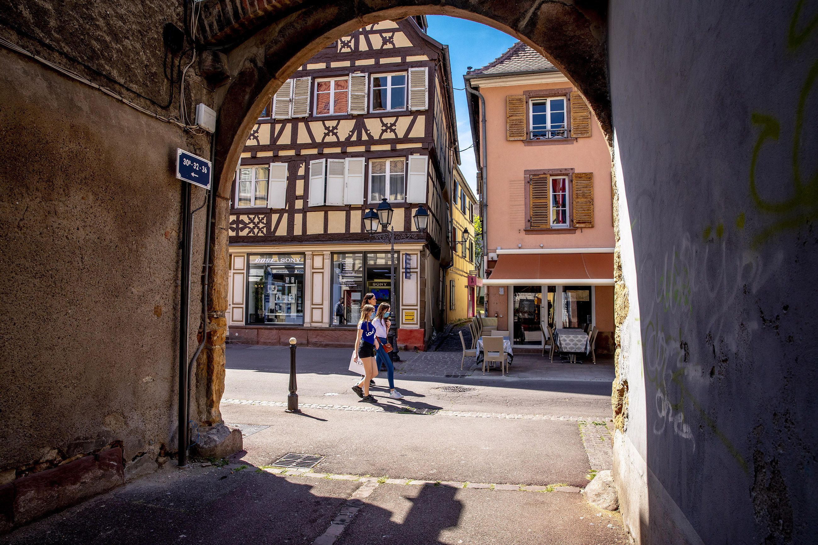 Les ruelles et porches de la rue Vauban - Colmar 