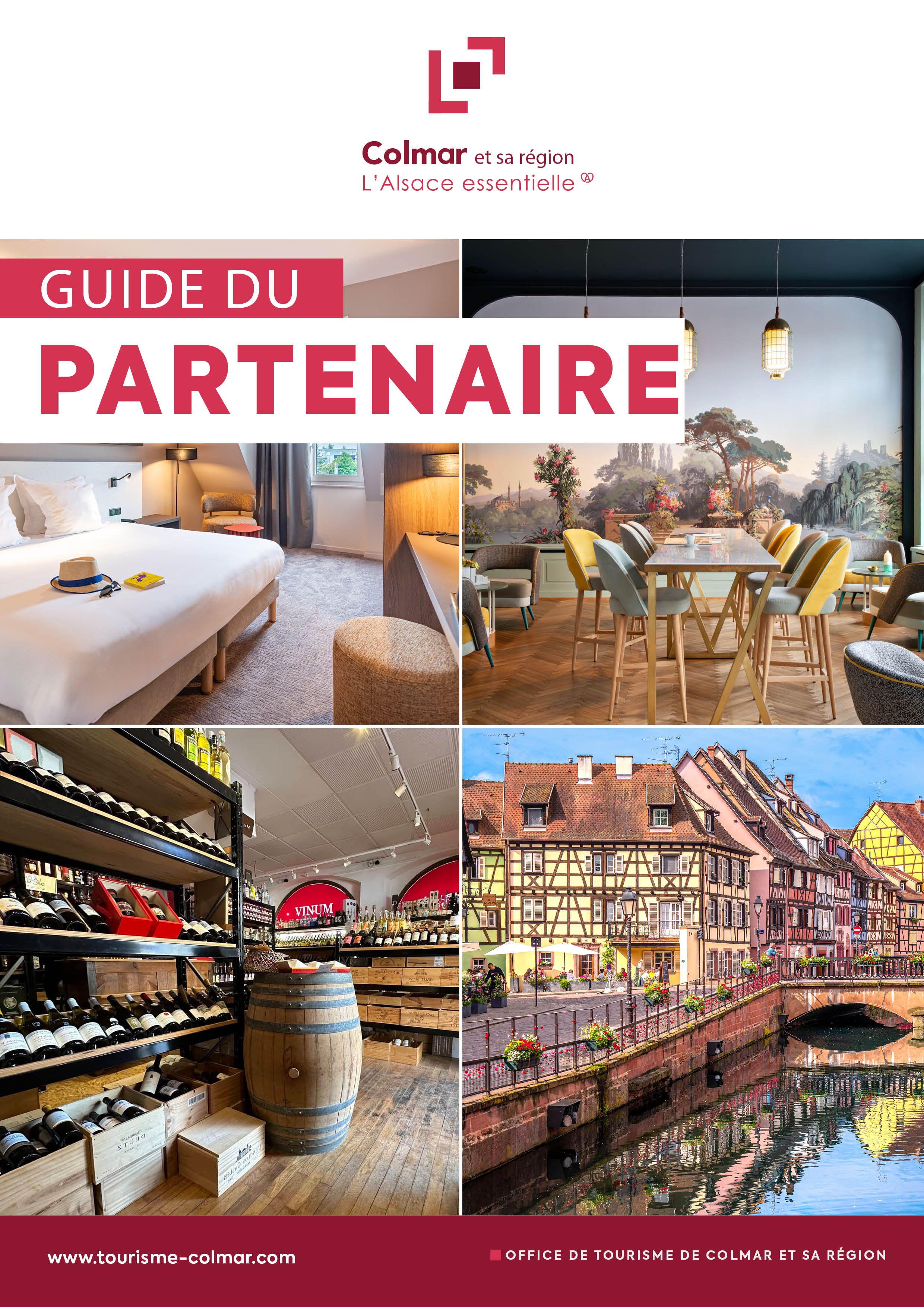 Couverture guide du partenaire - Office de tourisme de Colmar